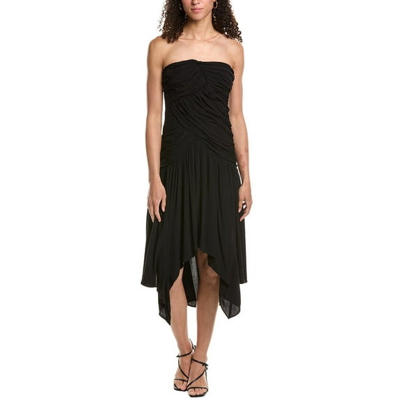 Joie womens Vivienne Midi Dress, 2, Black