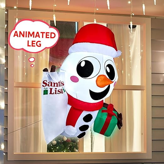 Joiedomi 6 FT Hanging Christmas Inflatables Decoration, Christmas