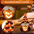 thumbnail image 1 of Halloween Light - Up Gnome Decoration with Jack - O' - Lantern, Dwarf Lamp for Tabletop Outdoor Halloween Decorations Multi One Size, 1 of 4