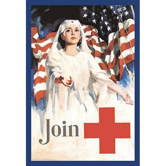 Join, American Red Cross-Fine Art Canvas Print (20" x 30")