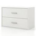 thumbnail image 1 of Join Stackable 2-Drawer Wood White Cabinet, 1 of 12