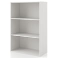 thumbnail image 1 of Join Stackable 3-Tier Wood White Bookcase, 1 of 12