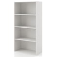 thumbnail image 1 of Join Stackable 4-Tier Wood White Bookcase, 1 of 12