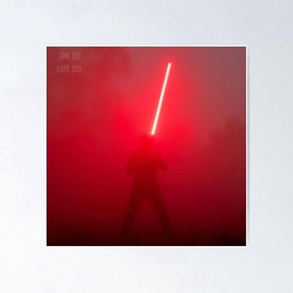 Join The Dark Side Galactic Empire Imperial Propaganda Sci-Fi Wall Decor, Unframed Poster