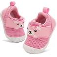 thumbnail image 1 of JOINFREE Baby Boy Girl Walk Shoes Wide Slip On Crib Shoes Breathable Sneakers, 1 of 8