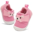 thumbnail image 1 of JOINFREE Baby Boy Girl Walking Shoes Infant Wide Breathable Sneakers Slip On Crib Shoes 18-24 Months, 1 of 8