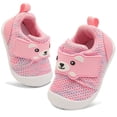 thumbnail image 1 of JOINFREE Baby Boy Girl Walk Shoes Wide Slip On Crib Shoes Breathable Sneakers, 1 of 8