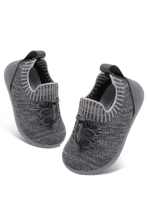 Baby Knit First Walk Shoes Boys Girls Infant Slip On Sneakers Comfortable Lightweight