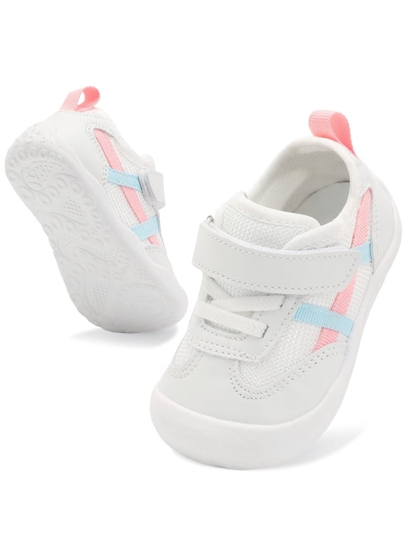 Baby Boys Girls Walk Shoes Infant Barefoot Sneakers First Walking Shoes
