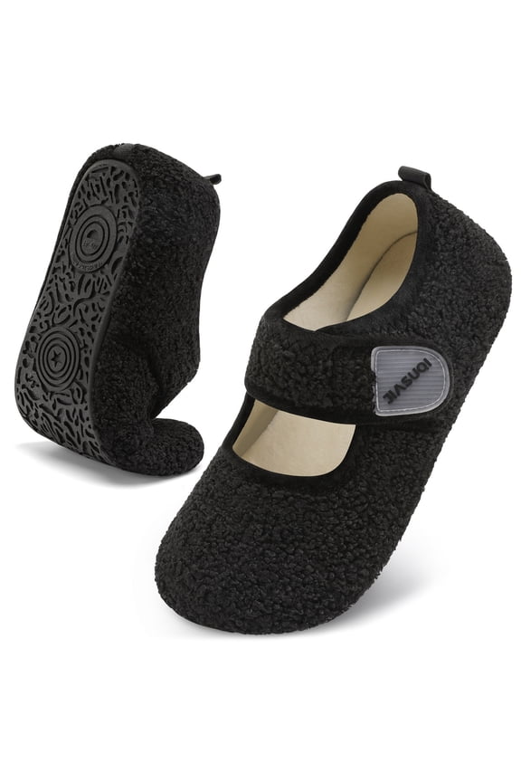 Womens House Shoes Wide-Toe Slippers Indoor Outdoor