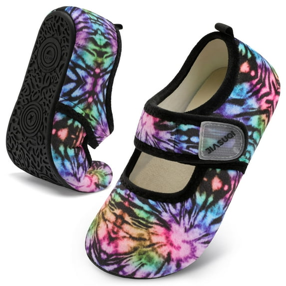 JOINFREE Womens House Shoes Wide-Toe Slippers Indoor Outdoor