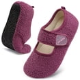 thumbnail image 1 of JOINFREE Women Adjustable Rubber Sole Furry Indoor Outdoor Slippers, 1 of 9