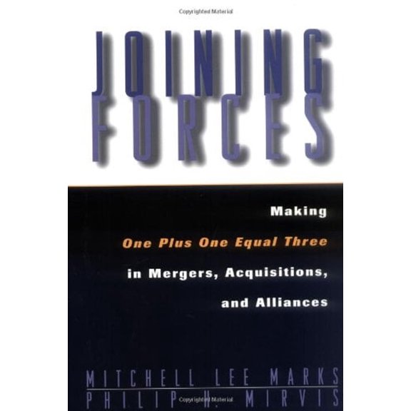 Pre-Owned Joining Forces Mergers Acquis Alliances (Jossey Bass Business & Management Series) (Paperback) 0787903507 9780787903503