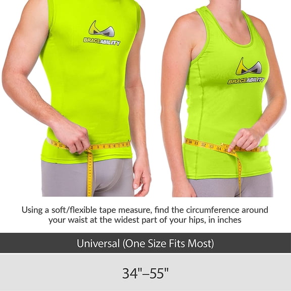 Joint Belt - Sacroiliac Compression Back Brace for Sacral Dysfunction, Coccyx Pain Relief and Bruised or Broken Tailbone Inflammation Treatment with Hip Support Pads (One Size)