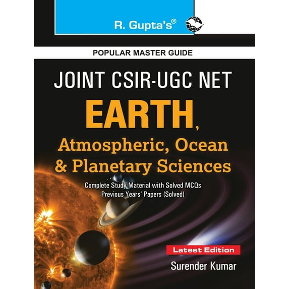 Joint CSIR-UGC (NET) Earth, Atmospheric, Ocean and Planetary Sciences Exam Guide (Part B & C), (Paperback)