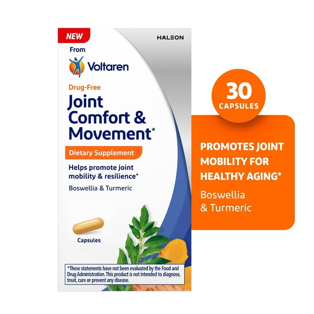 Joint Comfort + Movement From Voltaren Dietary Supplements, 30Ct