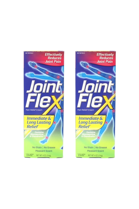 Joint Flex Pain Relief Cream, Pleasant Scent, 4 Oz, 2 Pack