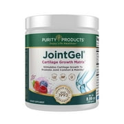 Joint Gel Formula from Purity Products - Bioactive Collagen Peptides + MSM - Supports Joint Function + Flexibility while Fortifying Joint Cartilage - Dual Action, Berry Flavored Powder - 30 Day Supply