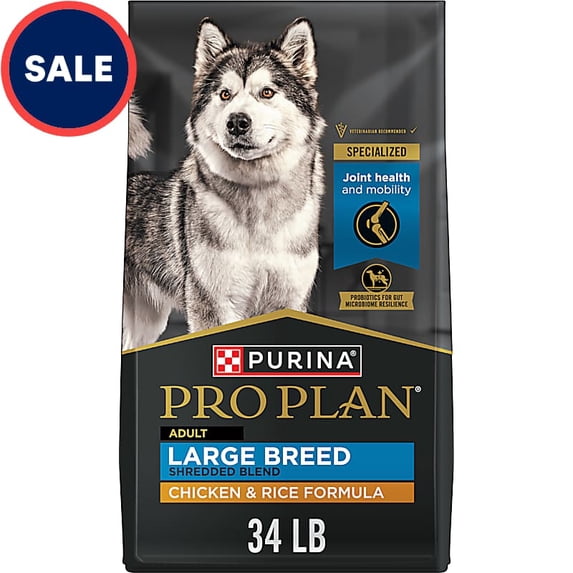 Joint Health Shredded Blend Chicken & Rice Formula Large Breed Dry Dog Food 34 lbs.