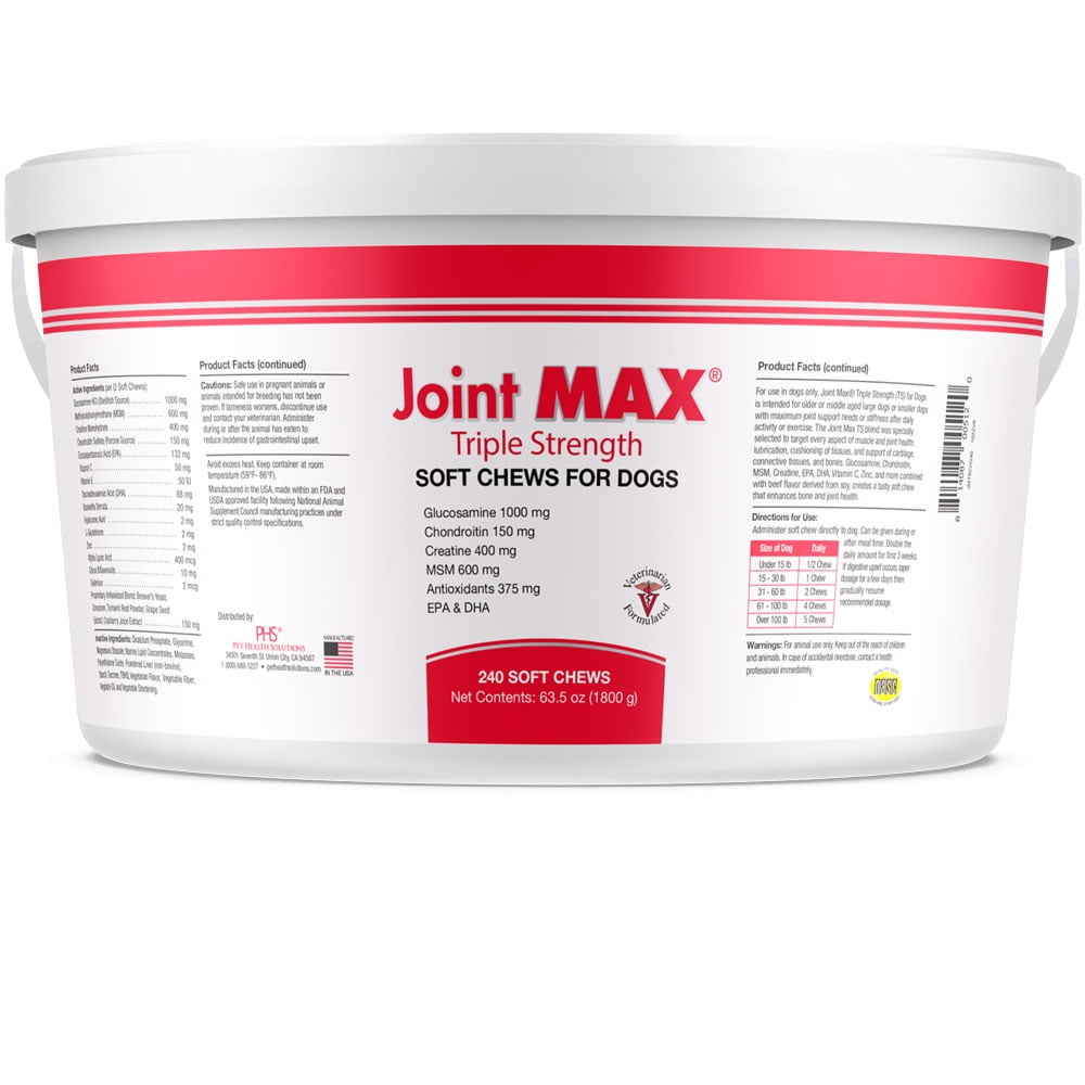 Joint max triple strength soft chews outlet