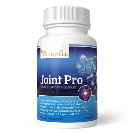 Joint Pro, Complete Joint Support with Glucosamine, Chondroitin, MSM, Collagen, Boswellia & Ginger Root (100 Tablets)
