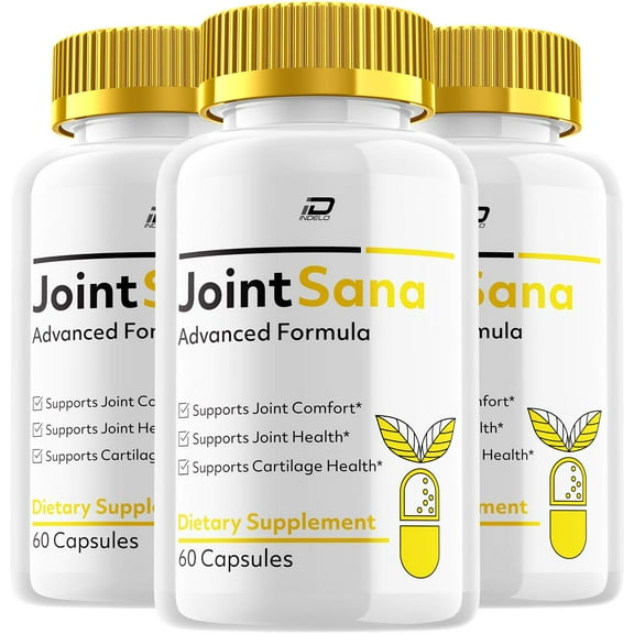 Joint Sana Capsule - JointSana Advanced Formula for Joint Support Supplement, 3 Pack, 180 Capsules