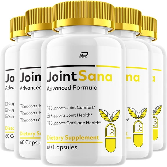 Joint Sana Capsule - JointSana Advanced Formula for Joint Support Supplement, 5 Pack, 300 Capsules
