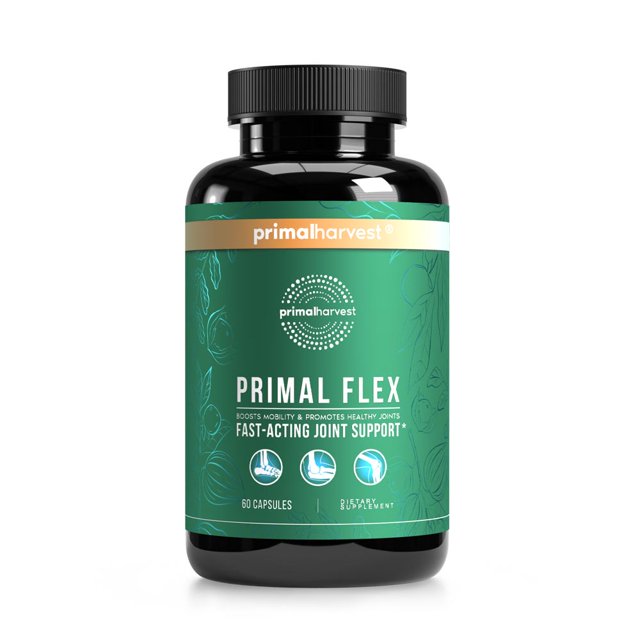 Primal Harvest, Primal Flex Joint Supplement with Collagen, Turmeric