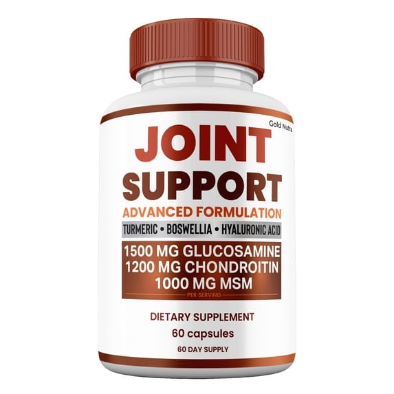 Joint Support Capsules, Joint Support Supplement All-Natural Pills Maximum Strength, 30 Day Supply per Bottle (1 Pack)