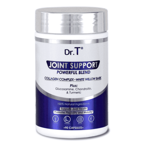 Joint Support Premium Blend of Collagen Complex, Glucosamine, Chondroitin, Turmeric & White Willow Bark Designed for Athletes and Active Individuals Looking to Improve Joint Health. 90 Capsules