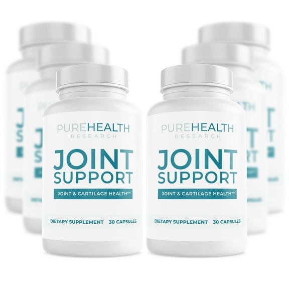 Joint Support Supplement by PureHealth Research - 6 Bottles