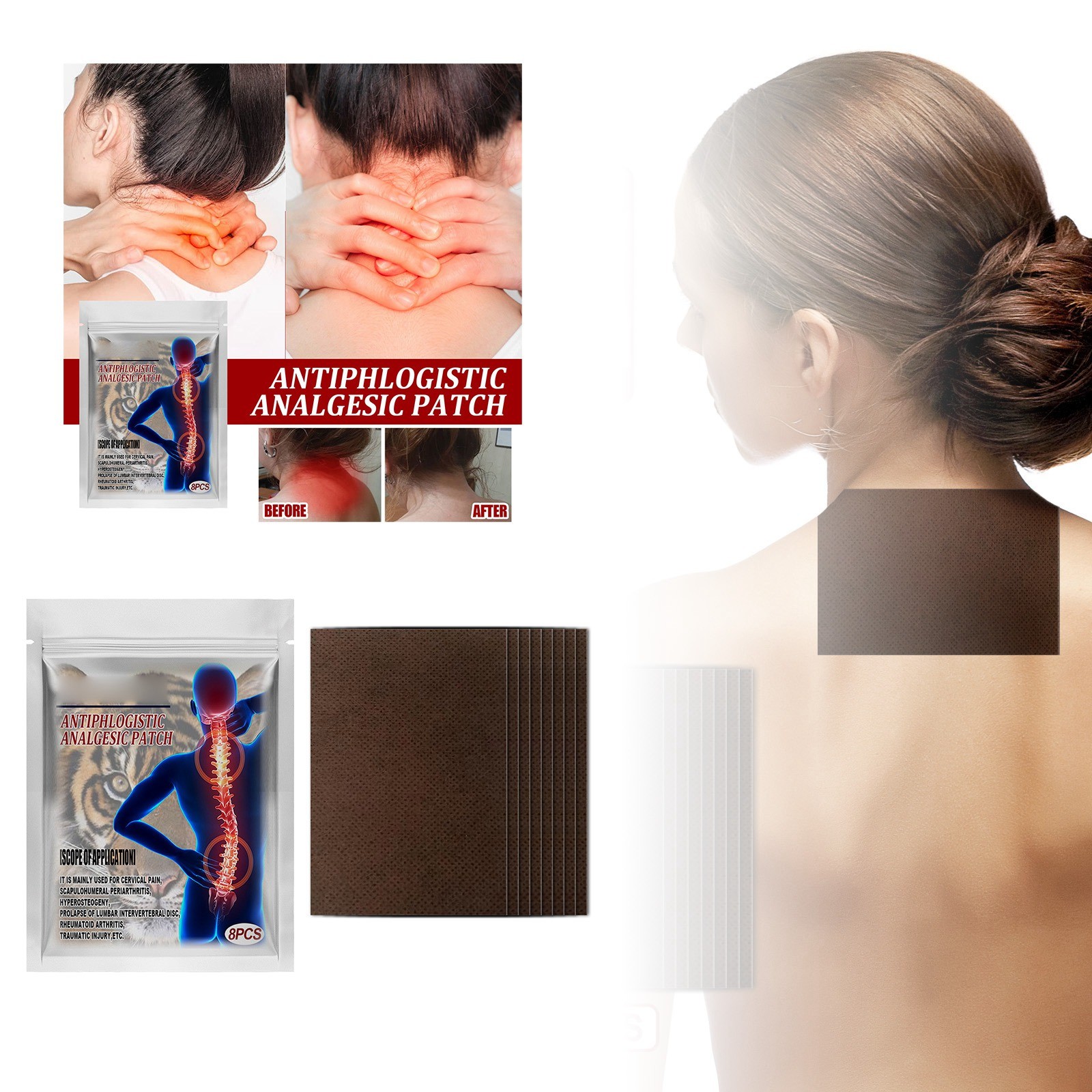 Joint Tiger Plaster Body Spine Waist Shoulder Leg Joint Plaster