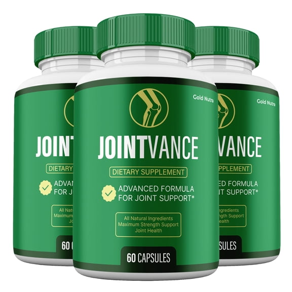 Joint Vance Capsules, Joint Support Supplement, JointVance All-Natural Pills Maximum Strength (3 Pack)