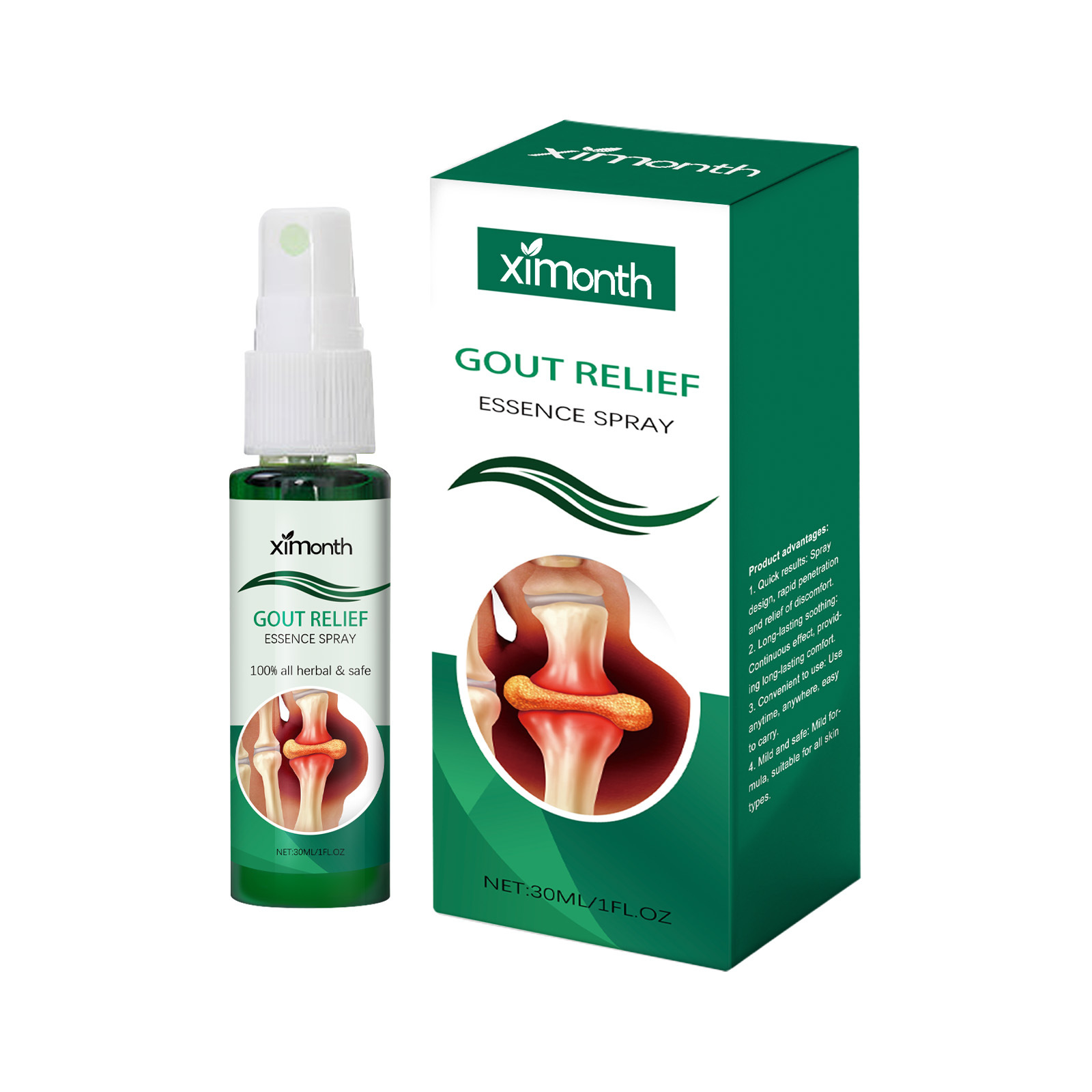 Joint essence spray daily gentle nourishing massage wrist knee ankle