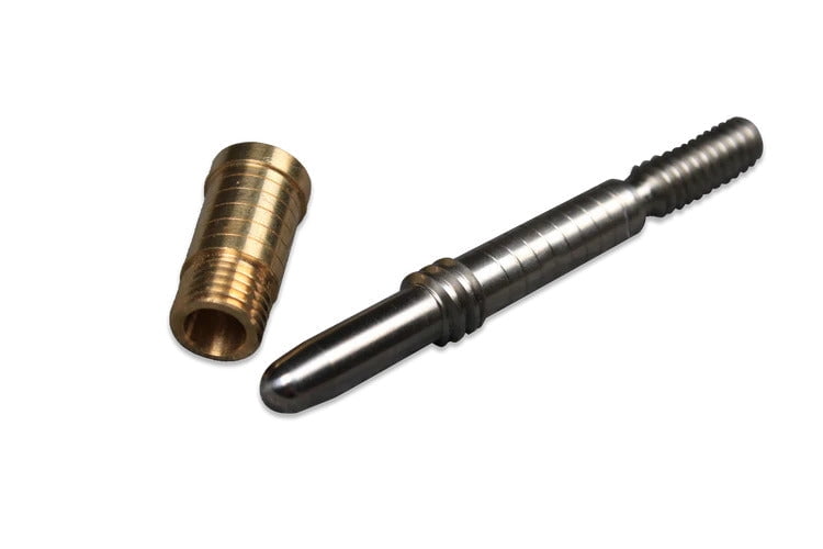 Joint pin & brass insert- uniloc for pool cues billiard-Cue Components ...