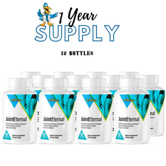 JointEternal- Joint & Cartilage Health Support- 12 Bottles- 720 Capsules