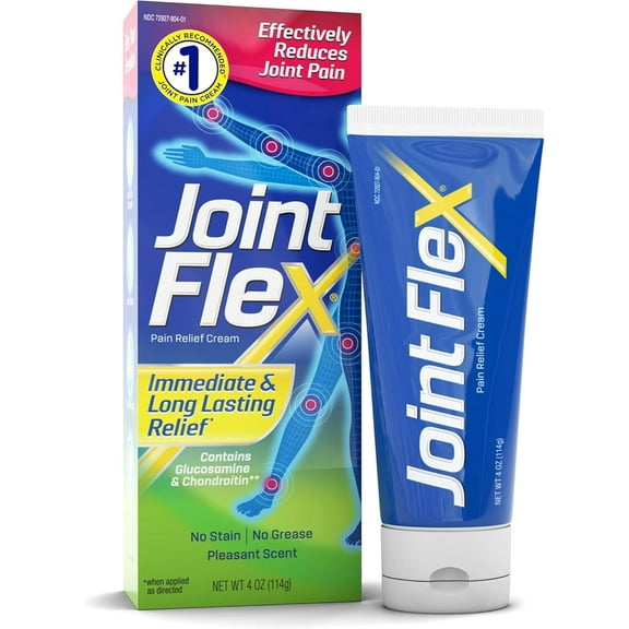 JointFlex Pain Relief Cream for Joint & Arthritis Pain, 4 Ounce Tube