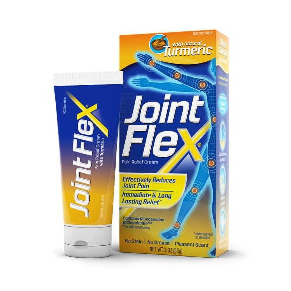 JointFlex Pain Relief Cream With Turmeric 3 Oz - Walmart.com