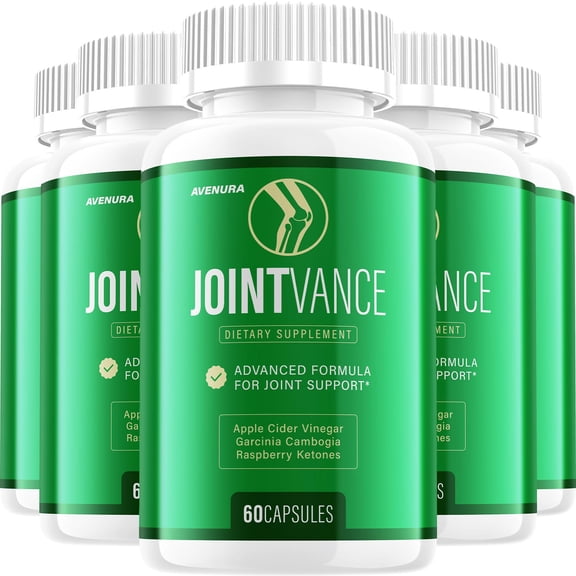 JointVance Capsule – Joint Vance Advanced Formula for Joint Support Supplement, 5 Pack, 300 Capsules