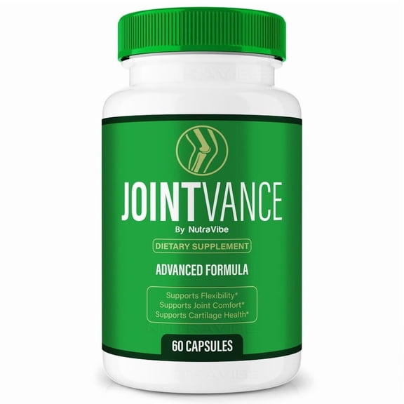 JointVance Capsules  Natural Joint Support Formula for Flexibility, Mobility & Confidence in Movement | Daily Formula for Comfort, Recovery & Active Lifestyle (60 Capsules)