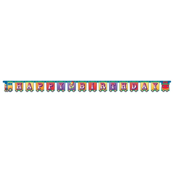 Jointed Banner Big Top Birthday Banner