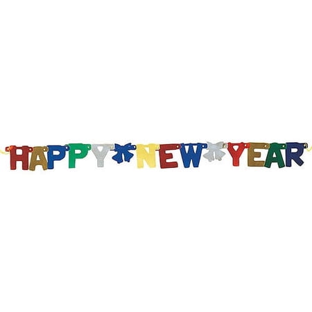 Jointed Happy New Year Banner