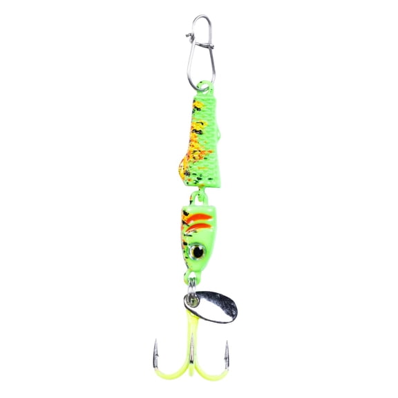 Jointed Pinhead Pro PT, 1/16 oz, Size 14, Glow Green Koi