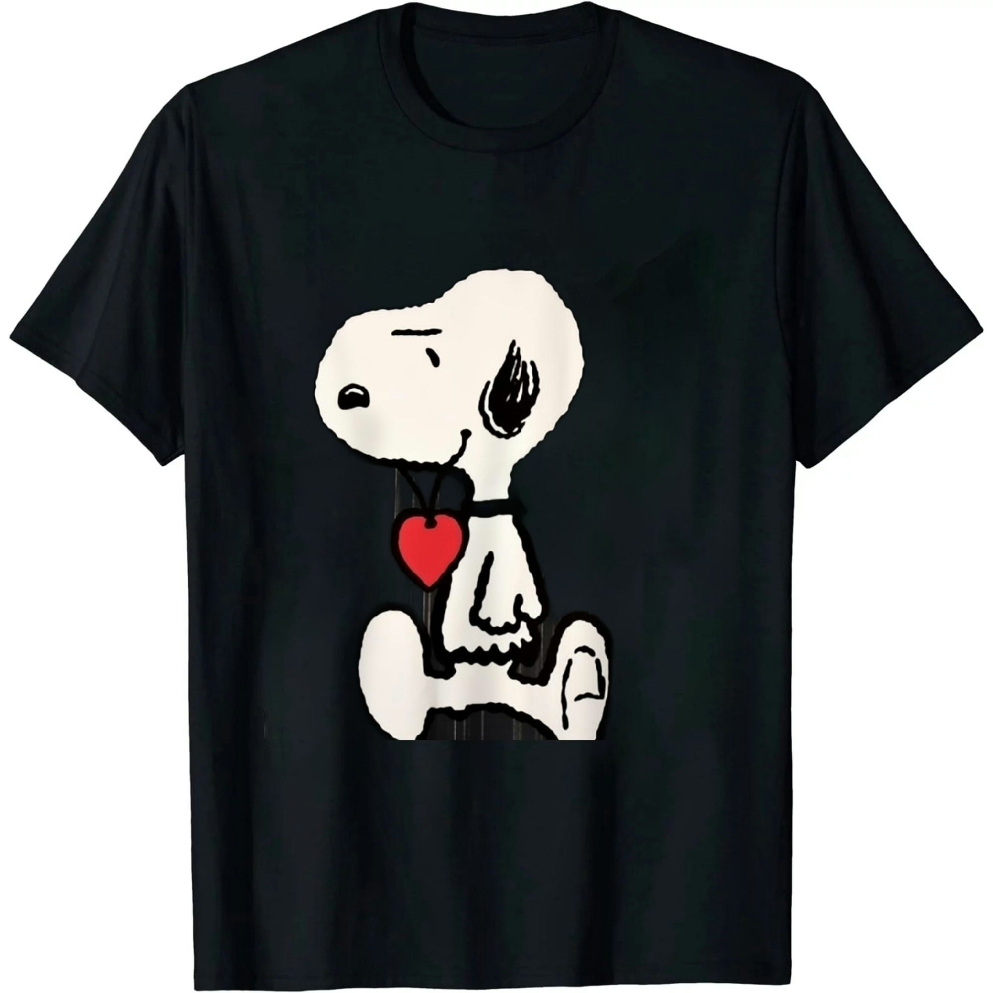 JointlyCreating Heart Sitting Snoopy T-Shirt - Walmart.com