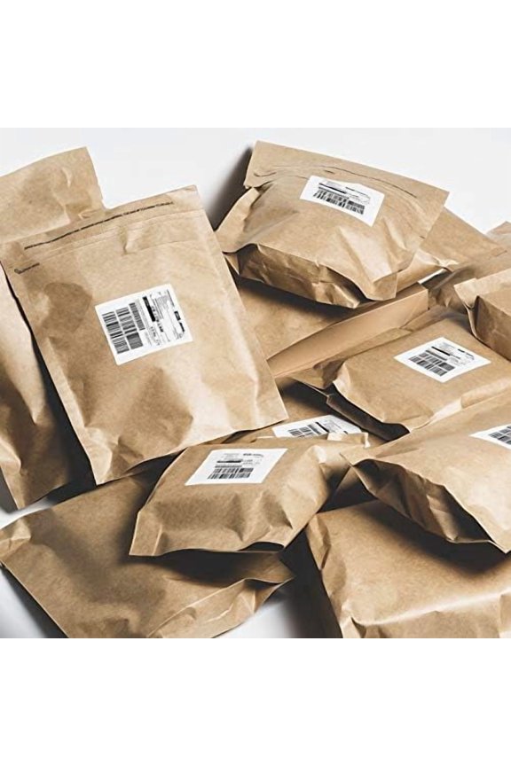 Kraft Paper Poly Envelopes Mailer, Self Seal Shipping Bags, 100% Recyclable, Reusable Packaging Great Idea for T-shirt Clothing Shipping Bag - 25 Pack (Kraft, 11.5 x 15.5 inches)
