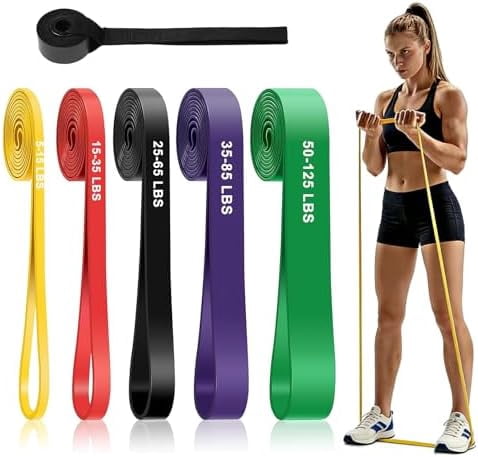 Jointown Pull Up Bands, Resistance Bands Set, Pull-Up Assistance Bands Set for Men & Women, Exercise Workout Bands for Working Out, Body Stretching, Physical Therapy, Muscle Training