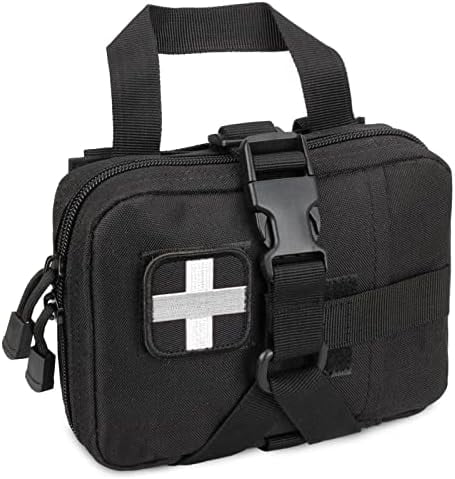 Jointown Tactical IFAK Pouch, Rip Away Molle First Aid Bag Tear-Away Medical Pouch Emergency EMT Bag for Travel Outdoor Hiking(Pouch Only, First Aid Kits NOT Included)