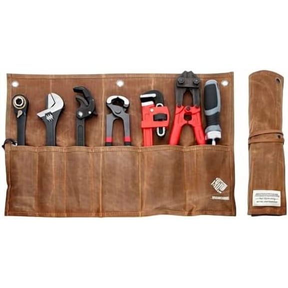 Jointown Tool Pouch, Roll-Up Storage Bag for Hand Tools & Wrenches