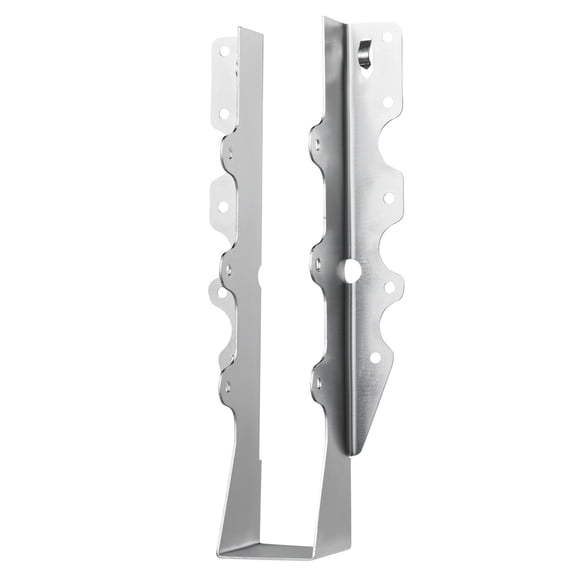 Joist Hangers 50 Pcs, Face Mount, 1.57x7.83in - Heavy Duty Steel Rafter Ties for Roofs, Decks, Garden Structures, Wood Framing - Black Rust-Resistant