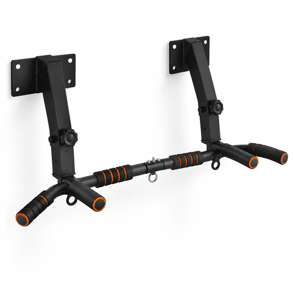 Joist Mount Pull-Up Bar and Dip Station, Heavy Duty Indoor Home Gym Workout